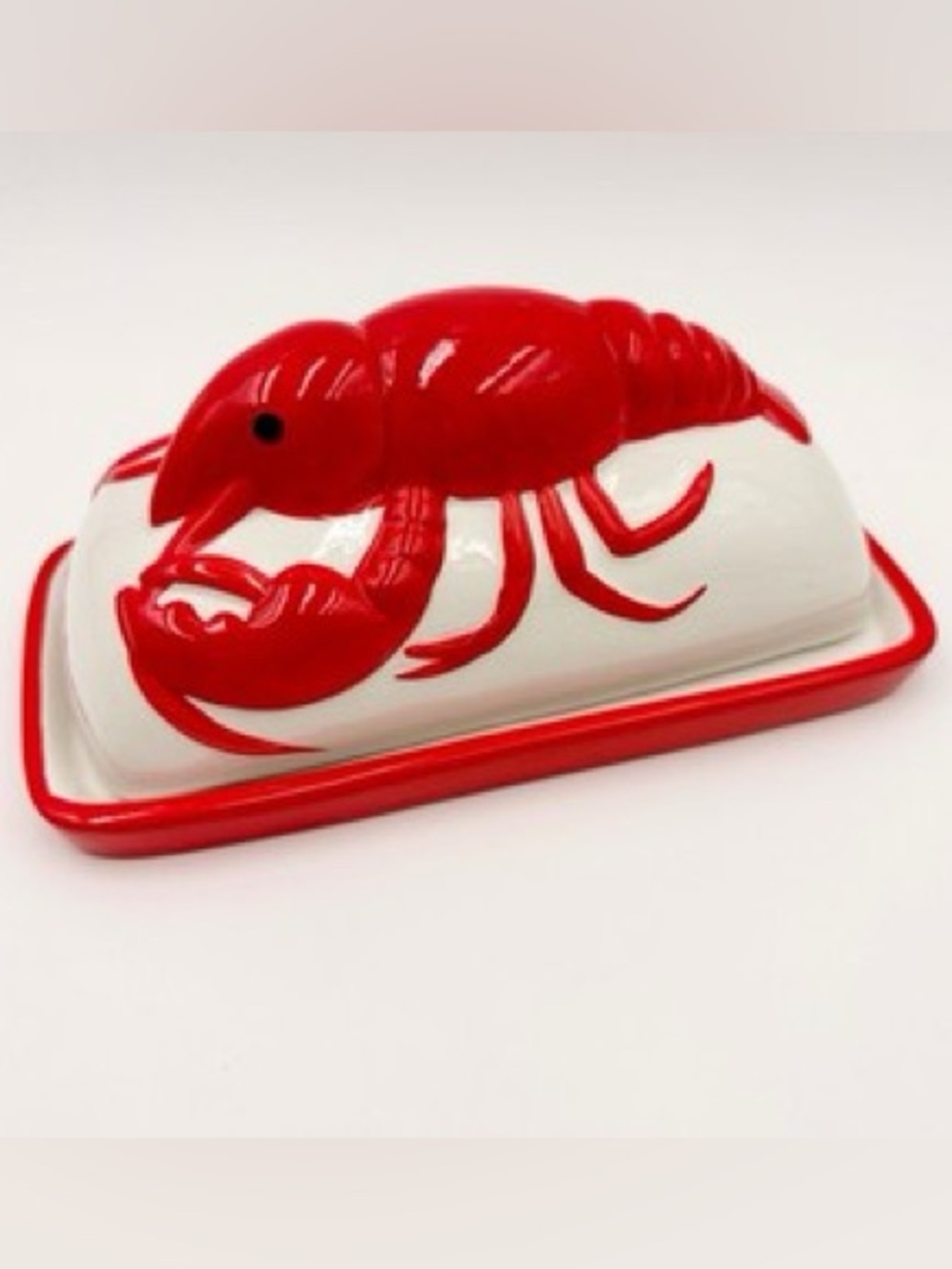 Shades of Summer Ceramic Lobster Butter Dish
